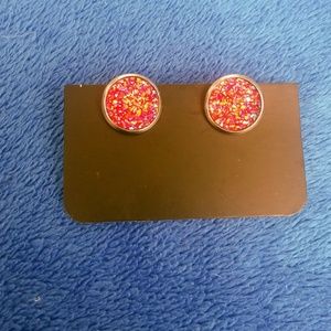 Druzy stone earrings